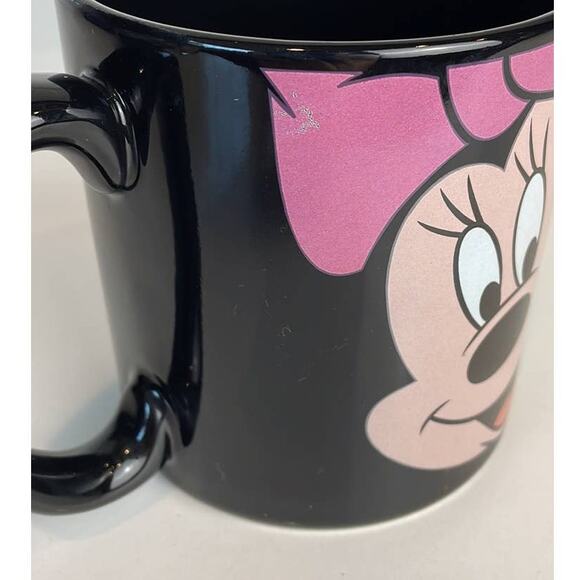 Disney Store Mickey Mouse Minnie Mouse Face Ceramic Coffee Cup Mug With Handle - Picture 6 of 7